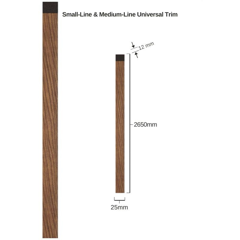 Mocca Linerio Trim - Universal 2.65M